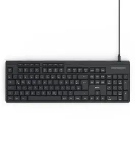 HAMA Жична клавиатура CK-200 кирилизирана USB-A USB-C