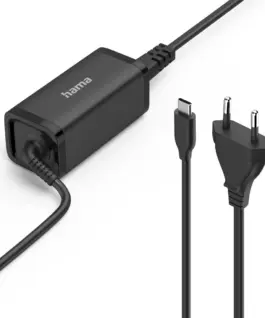 HAMA Зарядно за лаптоп USB-C PD GaN 5-20V/45 W
