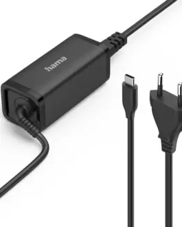 HAMA Зарядно за лаптоп USB-C PD GaN 5-20V/65 W