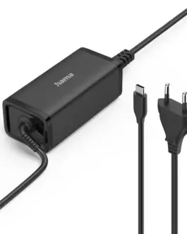 HAMA Универсално захранване за лаптоп USB-C Gan (PD) 5-20V/100W
