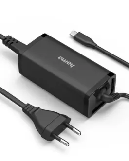 Alternative view of HAMA Универсално захранване за лаптоп, USB-C, Gan, (PD), 5-20V/100W