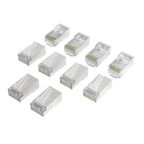 Alternative view of HAMA Накрайник RJ45, CAT 6a, 10 Gbit/s, екраниран, 10 бр.