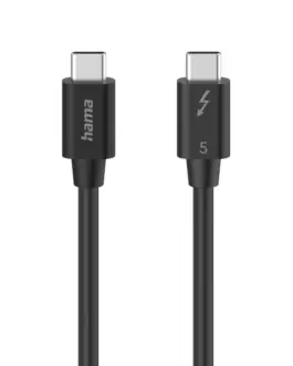 HAMA Кабел "USB-C" Thunderbolt-5 80 Gbit/s 5A 240W Ultra-HD 8K 1.00 m