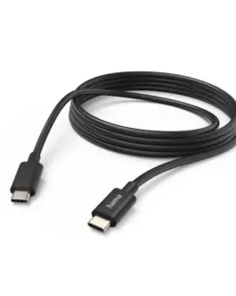 Hama Кабел за зареждане USB-C - USB-C 3 м черен