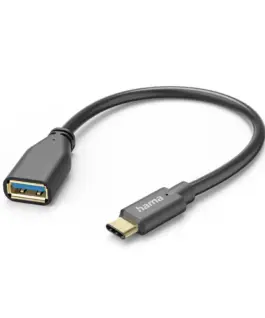 HAMA Адаптер OTG USB-C мъжко – USB-A женско