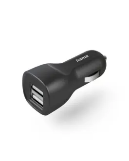 HAMA Зарядно за кола 2x USB-A 12 W 201636