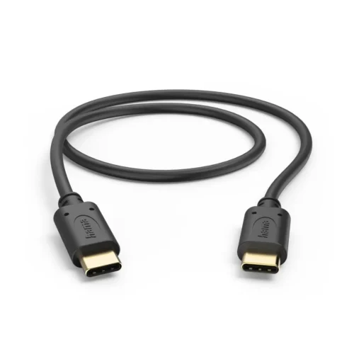 HAMA Кабел за зареждане USB-C - USB-C 05 м черен