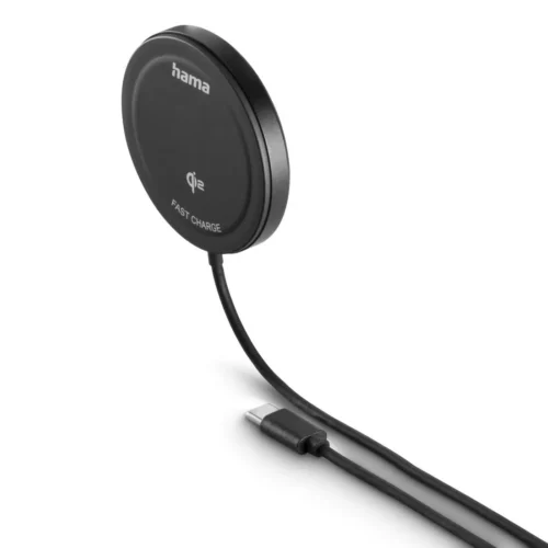 Alternative view of HAMA Безжично зарядно устройство Qi2, 15 W, черно, за Apple