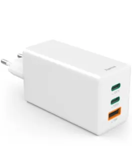 Alternative view of HAMA Бързо зарядно 220V, 100 W GaN, 2x USB-C PD, 1x USB-A QC