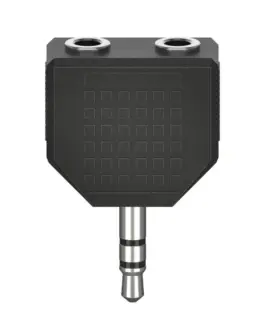 HАМА Аудио адаптер 3.5 mm жак - 2 x 3.5 mm жак женско стерео
