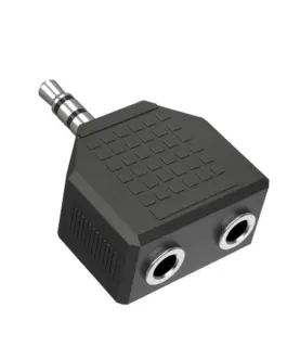 Alternative view of HАМА Аудио адаптер, 3.5 mm жак - 2 x 3.5 mm жак женско, стерео