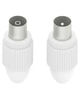 Alternative view of HAMA Коаксиален комплект, мъжко/женско, захващане тип скоба