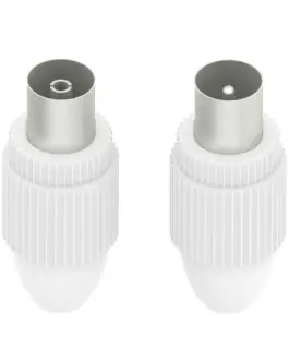 Alternative view of HAMA Коаксиален комплект, мъжко/женско, захващане тип скоба