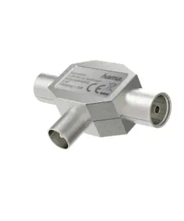 HAMA Сплитер за антена 1 вход - 2 изхода метал