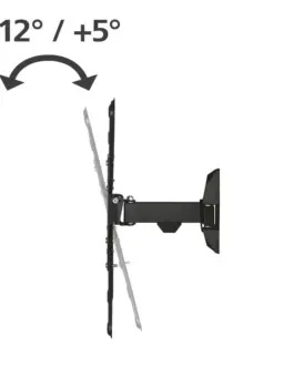 Alternative view of Стенна стойка за TV, Fullmotion, 165см, 65", 1 рамо, до 20 кг