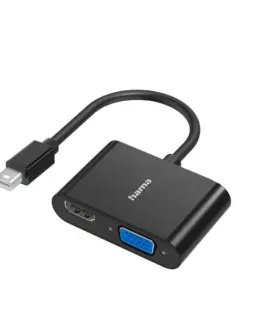 HAMA Видео адаптер 2 в 1 Mini Displayport - VGA and HDMI Ultra-HD 4K
