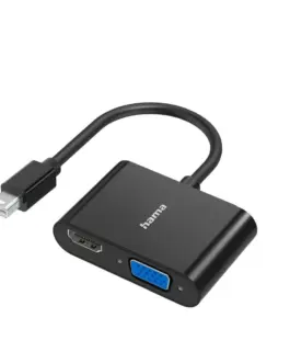 HAMA Видео адаптер 2 в 1 Mini Displayport - VGA and HDMI Ultra-HD 4K