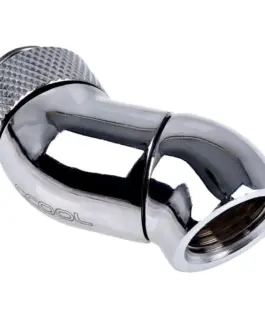 Ъглов адаптер Alphacool Eiszapfen 2 x 45° G1/4 външна към G1/4 вътрешна резба