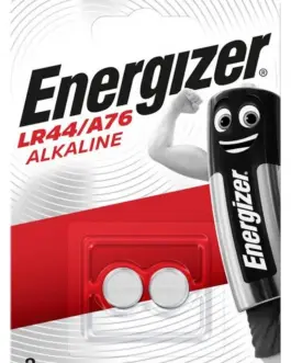 Бутонна микроалкална батерия LR-44 /AG13/ 2бр. 155V в опаковка