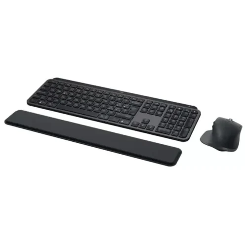 Alternative view of Kомплект клавиатура с мишка Logitech MX Keys S Combo, Подложка за китка, Черен
