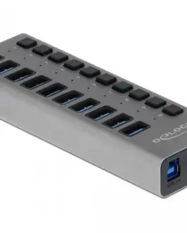 Alternative view of USB хъб 10 порта, DELOCK-63670