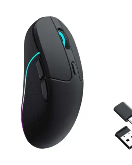 Alternative view of Геймърска Безжична мишка Keychron M3, Matte Black