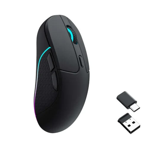 Alternative view of Геймърска Безжична мишка Keychron M3, Matte Black
