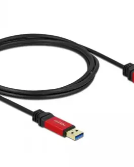 Удължителен кабел Delock USB-A мъжко - USB-А женско 2 м Premium Екраниран