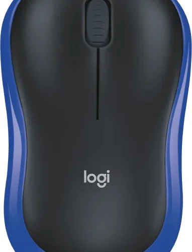 Безжична мишка оптична LOGITECH M185 USB Син/Черен
