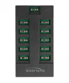 Alternative view of RGB хъб Delock, 10 портов ARGB LEDs, Черен
