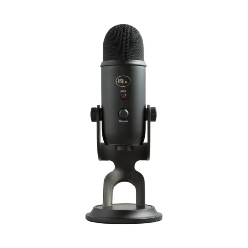 Alternative view of Настолен микрофон Logitech Blue YETI - Blackout