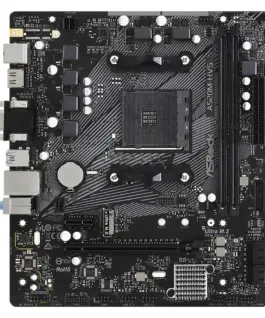 Alternative view of Дънна платка ASRock A520M-HVS, Socket AM4, mATX