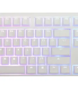 Геймърскa механична клавиатура Ducky One 3 Pure White Full Size Hotswap Cherry MX Clear RGB PBT