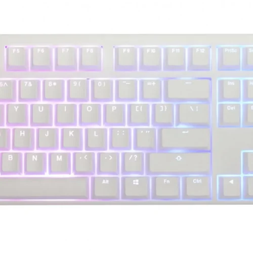 Геймърскa механична клавиатура Ducky One 3 Pure White Full Size Hotswap Cherry MX Brown RGB PBT