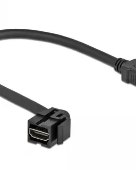 Keystone модул Delock HDMI женско 110° - HDMI женско Черен