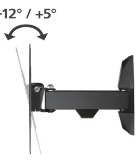 Alternative view of Стенна стойка за TV, Fullmotion, 122см, 48", 220821