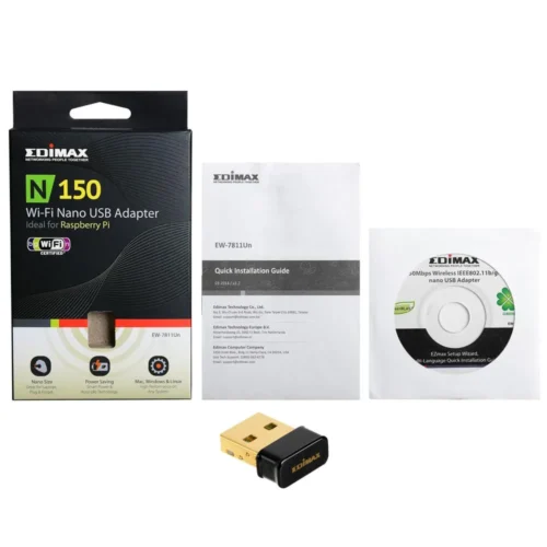 Alternative view of Безжичен нано адаптер EDIMAX EW-7811UN, USB, Realtek, 2.4Ghz, 802.11n/g/b