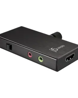 Кепчер адаптер j5 create JVA02 HDMI към USB-C PD Черен