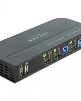 KVM превключвател Delock 11481 2-портов USB HDMI Audio