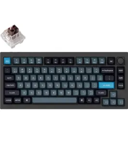 Alternative view of Клавиатура Keychron Q1 Pro Black-Blue QMK TKL K Pro Brown Switch RGB LED PBT