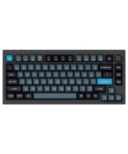 Клавиатура Keychron Q1 Pro Black-Blue QMK TKL K Pro Brown Switch RGB LED PBT