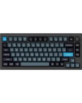 Клавиатура Keychron Q1 Pro Black-Blue QMK TKL K Pro Brown Switch RGB LED PBT