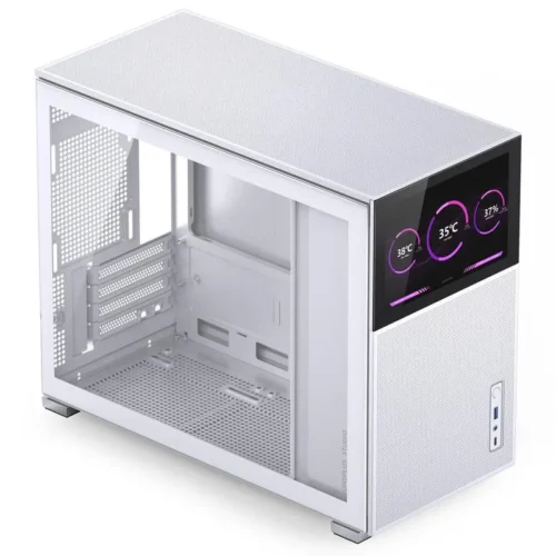 Alternative view of Кутия за компютър Jonsbo D31 Mesh Screen TG, mATX, Бял