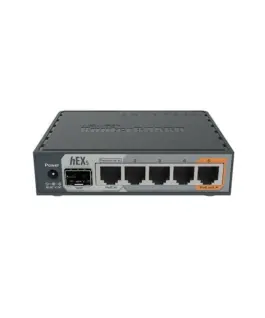 Рутер MiKrotik hEX S - RB760iGS 5 x 10/100/1000 Mbps Черен