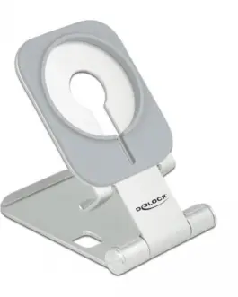 Поставка за смартфон DeLock 18426 Място за магнитно зарядно MagSafe Алуминий
