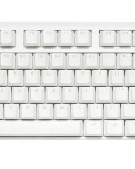 Alternative view of Геймърскa механична клавиатура Ducky One 3 Pure White TKL Hotswap Cherry MX Clear, RGB, PBT Keycaps