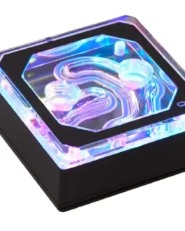 Воден блок за процесор Alphacool Eisblock XPX Aurora Edge Acryl Black Digital