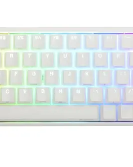 Геймърскa механична клавиатура Ducky One 3 Pure White SF 65% Hotswap Cherry MX Black RGB PBT