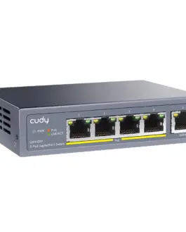 Alternative view of Суич Cudy GS1005P, 5 портов, 10/100/100, PoE+ Switch 60W, Uplink порт