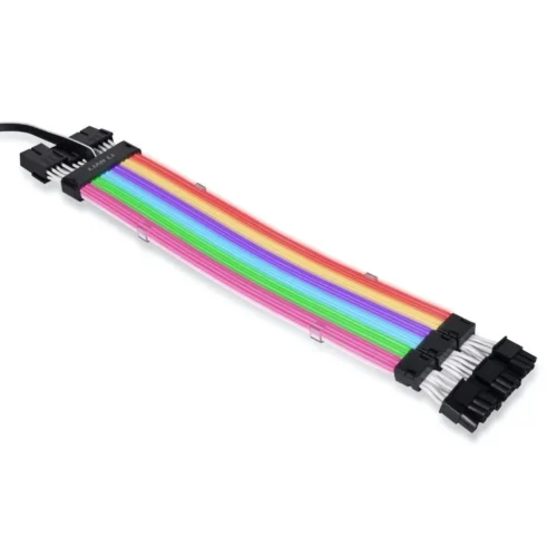 Alternative view of Удължителни RGB за кабели Lian-Li Strimer Plus V2, GPU, Triple 8-pin, ARGB